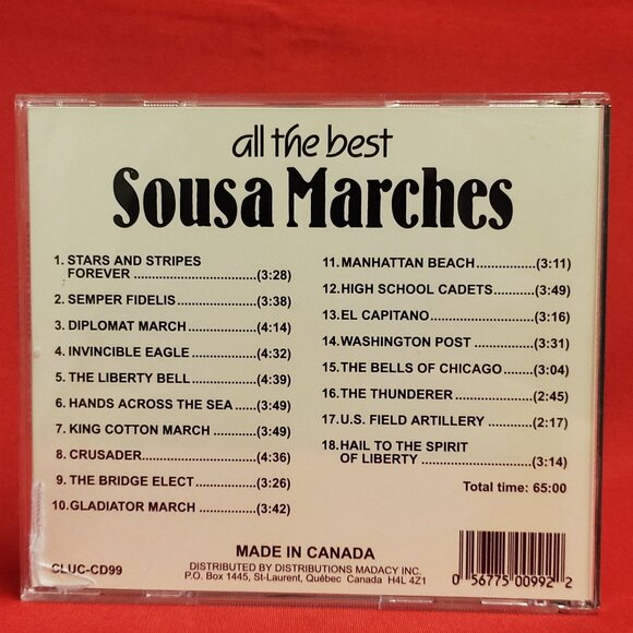 All The Best Sousa Marches CD 2007 - Picture 2 of 8